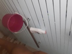 Video My roommate came in while I was taking a shower and he filmed me all naked