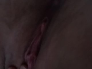 Close up of pussy play