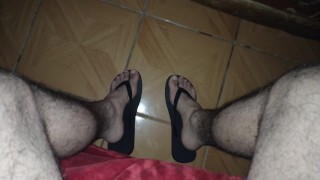 novo par de sandálias meu amor compre para mim / fetiche por pés
