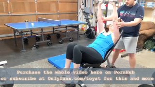 TRAILER PERSONAL TRAINER FUCKS CLIENT REAL COUPLE ROLEPLAY FANTASY