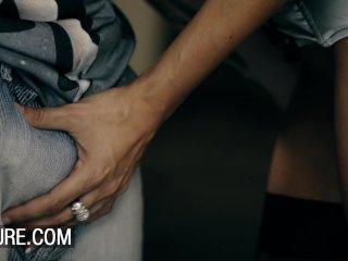 Surprise guest for busty wife Anissa Kate