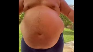 Huge belly 