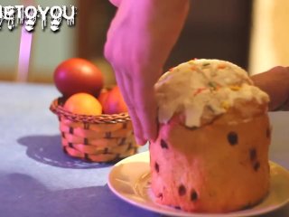 make some cream for easter cake, happy easter to all!