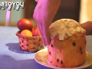 cumshot, easter, exclusive, food porn