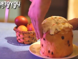 Make some Cream for Easter Cake, Happy Easter to All!