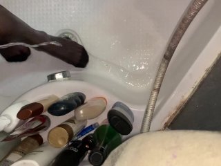 Just Foot Fetish in Shower - Washing my Legs