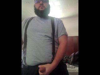 Fully clothed fat arab masterbating