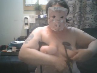 pig mask, verified amateurs, amateur, chubby