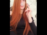redhead smoker