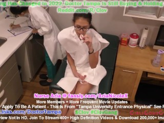 Angel Santana Gets Humiliating Gyno Exam Required 4 new Students by Doctor Tampa & Nurse Aria Nicole