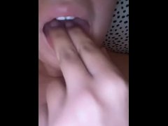 playing with my teen pussy