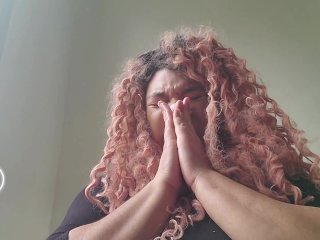 ebony, nose blowing fetish, sick, bbw