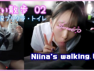 Niina's Walking 02 (фотобудка гоккун, уборная гоккун, девушка-любительница)