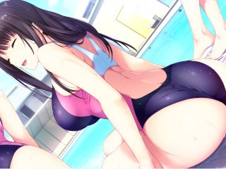 【エロゲー 如月真綾の誘惑動画1】水泳部の爆乳JKまやねぇがエロ可愛すぎる！(おねのゆうわく実況プレイ動画(R18) Hentai game Oneetyan No Yuuwaku