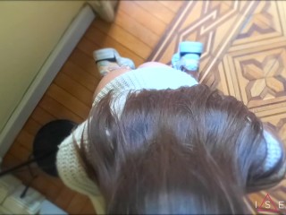 Fuck me in front of the_window while neighbours are watching -ISEEME - POVamazing ass