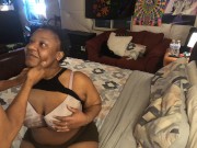 Hot Fuck on Edge of Bed with Thick Ebony Lela Bear by Savory ...