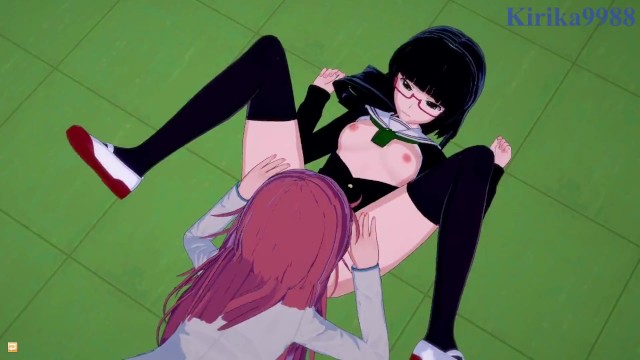 Marika Kato and Chiaki Kurihara have an intense lesbian play - Bodacious Space Pirates Hentai