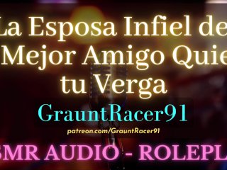 La Esposa InfielDe Tu_Amigo Quiere Sexo_Salvaje y Duro - ASMR Audio Roleplay