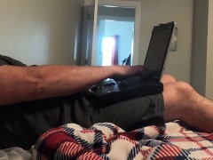 Video Husband Caught Jerking to Porn By Angry Disgusted Wife ~ It's Not His Dick!