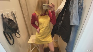 Didn't Buy Anything But Fucked In The Fitting Room.