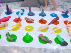 Video 4K Cute Teen Lesbian Anal Twister Sex Party | Anal orgasm | Huge Dildos | Squirting | REAL CUM