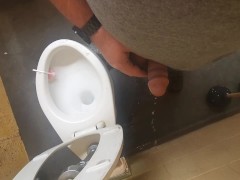 Getting my balls out pee