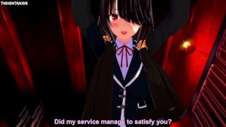 Hentai POV Footage Kurumi Tokisaki Feet Domination Date A Live