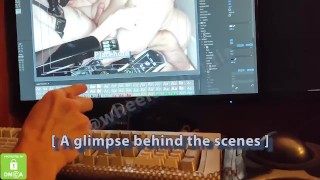 BTS: wheelchaircutie Editing di un 🔥HOT🔥 33min Caregiver Titty Fuck