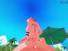 Marlene and I have intense sex on the beach. - DISGAEA RPG POV Hentai