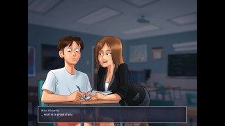 Sommer-Saga: Französische MILF-Professorin Will Ihre Studentin Ficken-EP 84
