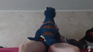 Dinossauro azul t-rex Fun # 30