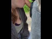 Preview 3 of Sucking and fucking a married man in Public