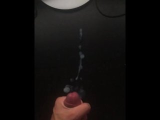 MASSIVE cumshot after edging myself for several days