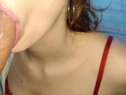 Preview 1 of Deep Sloppy Blowjob cum in mouth