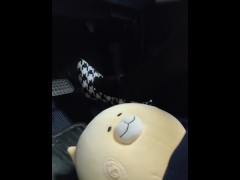 女装 ペダルパンピング ハイヒール クラッシュフェチ 黒パンスト ぬいぐるみ 調教 日本人 - Screenshot 7 of 16 - Crossdresser