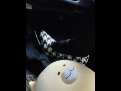女装 ペダルパンピング ハイヒール クラッシュフェチ 黒パンスト ぬいぐるみ 調教 日本人 - Screenshot 8 of 16 - Femboy