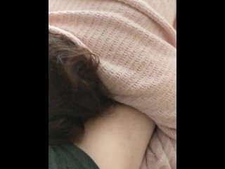 sloppy slut deep throats my cock in the morning