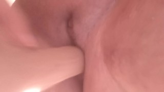 masturbation in the shower with dildo I wet in my screen