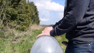 Outdoor Balloon fuck