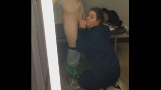 Heather Kane Makes Mall Employee Cum in Changing Room
