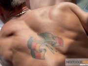 Preview 5 of Sexy God Serviced By Muscle Jock - Roman Todd, Gunnar Joseph - NextDoorHomemade