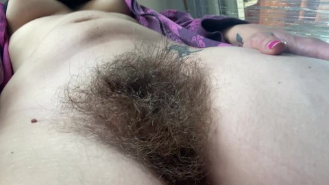 10 minutes of hairy pussy in your face