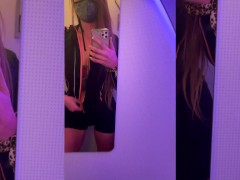 Video MILE HIGH MASTURBATION PT 2 Super Horny Fit Blonde Babe Masturbating on Airplane - Almost Caught