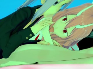 Shuna and Shion ambush Rimuru in the hot springs  The time I got reincarnated as a slime Parody