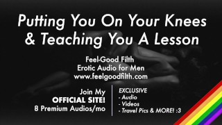 Your Big Cock Coach Puts You On Your Knees & Teaches You A Lesson Facefuck Erotic Audio For Men