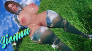 Рыцарь Skyrim LE THICC Сиенна трахает противника