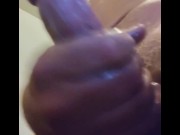 Preview 3 of Cum while holding my dick