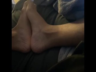asmr, foot fetish, feet, solo male
