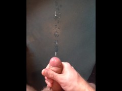 Pumping cum (Quick cumshot - 9 squirts of thick cum)