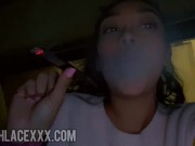 Preview 2 of Smoking a Blunt while Deepthroating Ace Kush